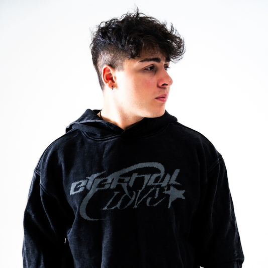 Core Hoodie - Washed Black