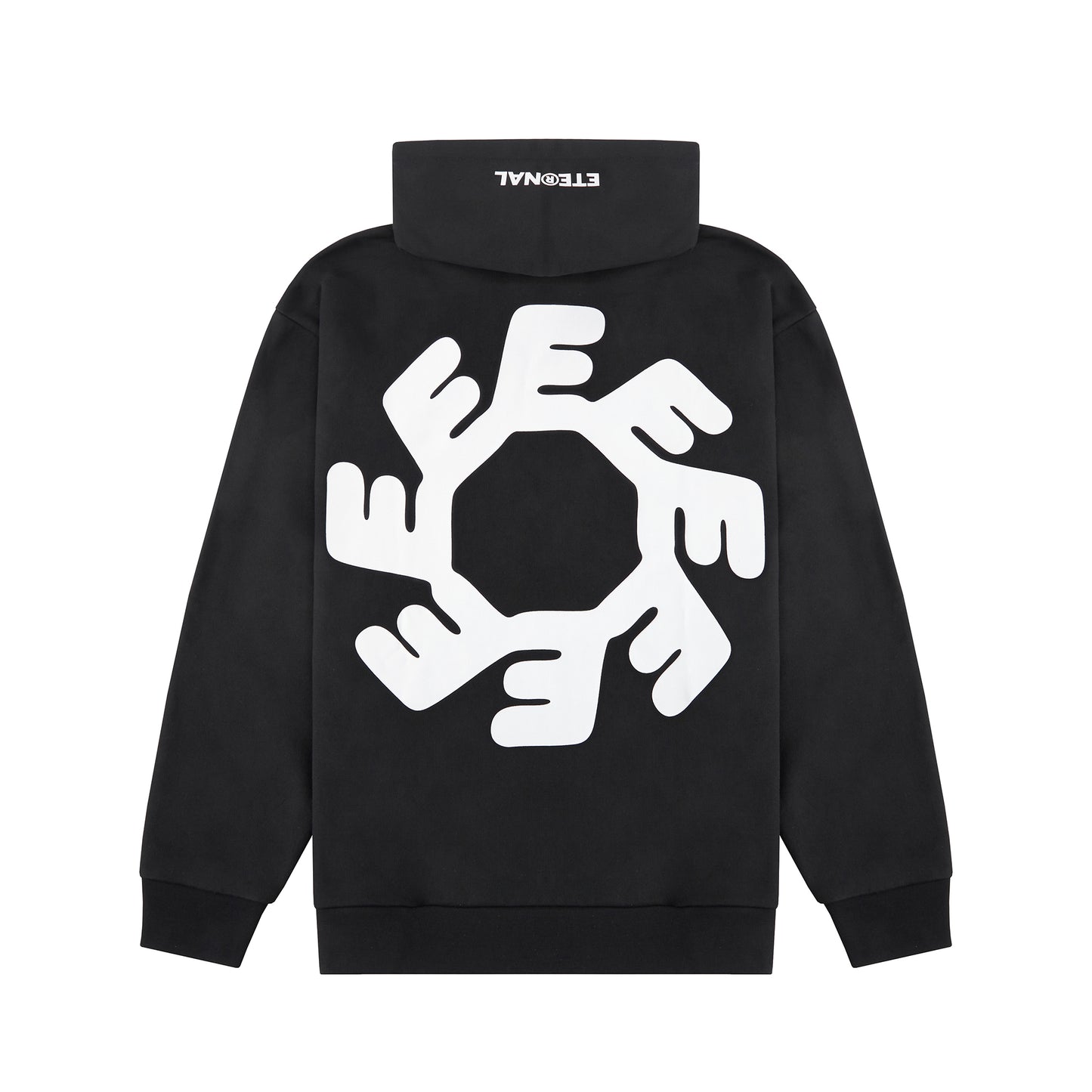 Eternal Crest Hoodie – Black